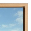 23" x 33" Sylvie To The Beach Framed Canvas by Matt Meyer Natural - DesignOvation: Coastal Decor Wall Art - 3 of 4