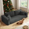 Aukfa Sleeper Sofa Couches for Living Room, Luxury Modern Couch with Deep Seat, No Assembly Required, 3 Seater, Gray - 2 of 4