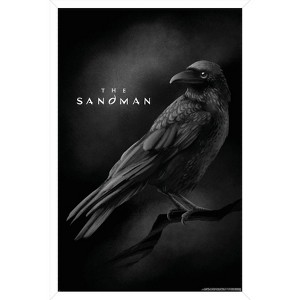 Trends International DC The Sandman (2022) - Matthew The Raven Framed Wall Poster Prints - 1 of 4