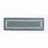Earth Rugs Blue/Natural Jute Rectangle Stair Tread 27"x8.25" Eco-Friendly Home Accent - 3 of 3