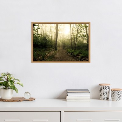 Sylvie Maple Framed Appalachian Trail Canvas Art Print