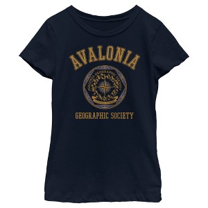 Girl's Disney Strange World Avalonia Geographic Society T-Shirt - 1 of 4