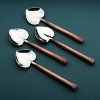 Inox Artisans Sundance Heart Coffee/Dessert Table Spoon 4 Pc. Set - 4 of 4