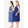 Only Necessities Plus Size 2-Pack Sleeveless Nightgown - 4 of 4