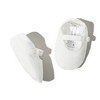 Hope & Henry Baby Linen Button Strap Soft Shoe, Soft White Linen Strap, 0-3 Months - 2 of 4