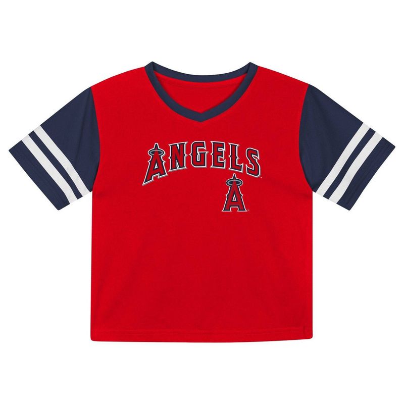 MLB Los Angeles Angels Toddler Boys&#39; Pullover Team Jersey, 2 of 4