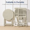 Best Choice Products 3-Piece Acacia Wood Bistro Set, Folding Patio Furniture w/ 2 Chairs, Table - 3 of 4