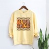 Simply Sage Market Women's  Garment Dyed Graphic Sweatshirt Mama Spice Checkered - 3 of 4