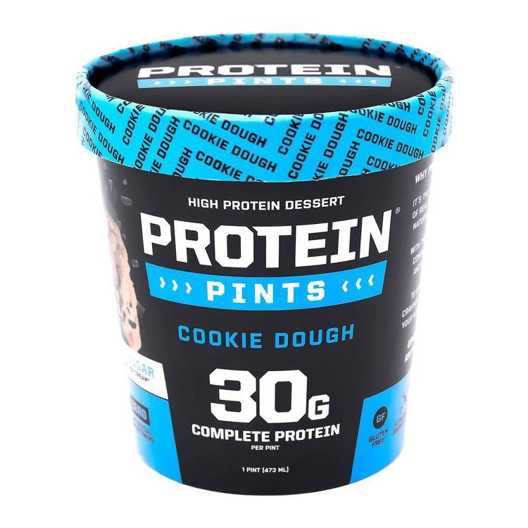 Protein Pints Cookie Dough High Protein Ice Cream - 16fl oz, 1 of 10