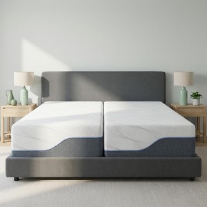 Dyonery 12-14 Inch Firm Mattress Twin XL, Orthopedic Green Tea Gel Memory Foam for Back Pain Relief, Cooling Bed in a Box with Soft Jacquard Cover - 1 of 4