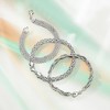 Ross-Simons Sterling Silver Jewelry Set: 3 Link Bracelets - 4 of 4