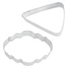 R&M International Festive Fall Pumpkin Pie Centerpiece 2 Piece Cookie Cutter Set - 3 of 3