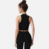 Anna-Kaci Active Women's High Neck Cropped Tank Top with Racerback Design - 4 of 4