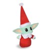 Star Wars: Holiday 6" Grogu Santa Squeaker Pet Toy - 2 of 4