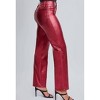 Women's Candy Pleather Metallic Pants - YMI - 2 of 4
