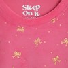 Sleep On It Girls 2-Piece Velour Pajama Pant Sleep Set - 4 of 4