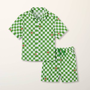 Toddler Adaptive Gingham 2pc Top and Bottom Set - kate spade new york x Target Green/White - 1 of 3