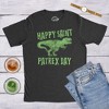 Mens Happy Saint Patrex Day T shirt Funny T-Rex Dinosaur St Patricks Day Graphic - Crazy Dog Men's T Shirt - 3 of 4