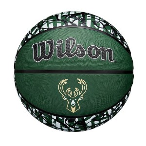 NBA Milwaukee Bucks Graffiti Basketball - 1 of 4