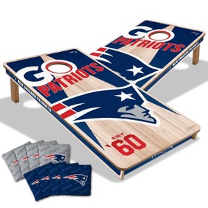 NFL New England Patriots 2'x4' Wood Toss Game Set - 1 of 4