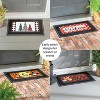 Evergreen Indoor Outdoor Doormat Bundle Set of 5 - Frame and 4 Welcome Seasonal Inserts Halloween Christmas Thanksgiving - 4 of 4