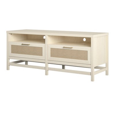 Latta TV Stand for TVs Up To 60" Ivory Oak - Room & Joy