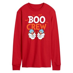 Men's - Dr. Seuss - Boo Crew Thing 1 and Thing 2 Long Sleeve Graphic T-Shirt - 1 of 4