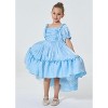 2Bunnies Girls Petticoat High-Low Ruffled Shimmer Birthday Gown Princess Dress - 3 of 4