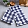 Design Imports Spring Windowpane Plaid Heavyweight Dishtowel Set/3 - 3 of 4