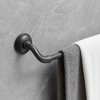 BWE 4-Piece Bath Hardware Set Towel Bar Hand Towel Holder Toilet Paper Holder Towel Hook Farmhouse - 3 of 4