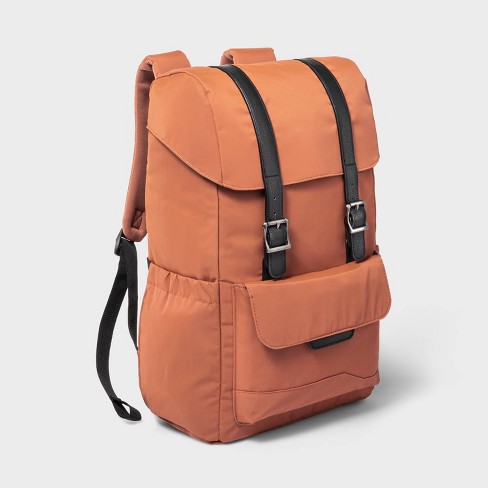 Fitted Flap Backpack Amber Brown - Open Story™ : Target