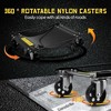 TROPOW Car Dolly, Wheel Dolly Set of 2 - 5000LBS Capacity w/3.6" Steel Wheels, Heavy Duty Vehicle Moving Dollies - 4 of 4