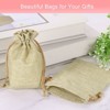 Unique Bargains Cotton Linen Burlap Bags with Drawstring 20 Pcs - 4 of 4