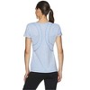 Reebok Womens Varigated Heathered Basic T-Shirt, Blue, X-Large - 2 of 3