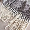 Anna-Kaci Soft Geometric Pattern Winter Scarf with Warm Cozy Knit Texture 78.5×26 Inches - 4 of 4