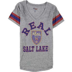 G-III Sports Womens Real Salt Lake Rhinestone Embellished T-Shirt - 1 of 2