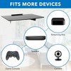 Mount-It! Cable Box Tempered Glass Shelf | Wall Mount Shelves For AV, Electronic Components, Gaming Consoles, Streaming Devices | 22 Lbs. Capacity - 3 of 4