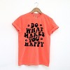 Simply Sage Market Women's Makes You Happy Smiley Face Short Sleeve Garment Dyed Tee - 2 of 2