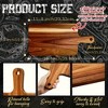 JANSNO 10-Piece Acacia Wood Cutting Boards with Handles - Ideal for Pizza, Bread, Cheese, Charcuterie, Fruits & Veggies - 3 of 4