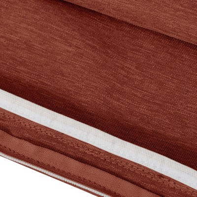 Heather Henna Red FadeSafe 41" Patio Bench Cushion