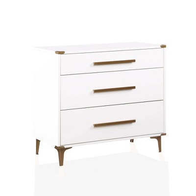 3 Drawer Karissa Dresser White 