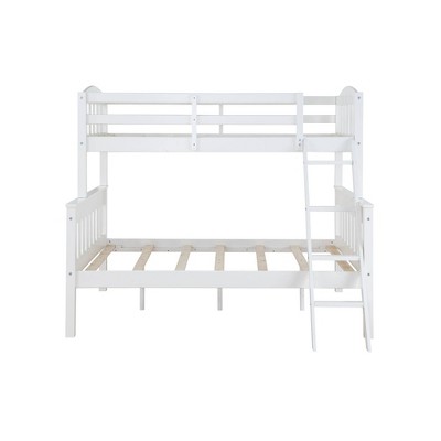 white metal bunk beds twin over full