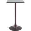 Zuo Spot Bar Table Gray And Bronze - 3 of 4