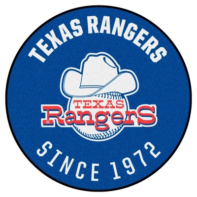 MLB Texas Rangers 27"x27" 1972 Retro Collection Roundel Rug