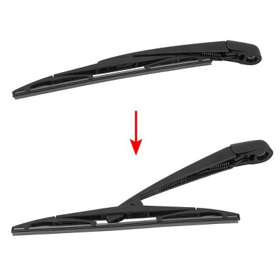 X-Autohaux Plastic Metal Rubber for Honda CR-V 2016-2019 Windshield Wipers 12" Black