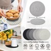 Itopfox 6-Pack Heat Resistant Trivets for Dishes, Pots and Pans, Hot Pads for Kitchen, Plate Mats for Table and Countertops, Farmhouse Decor Home - 2 of 4