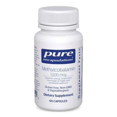 Pure Encapsulations Methylcobalamin 1,000 mcg - Vitamin B12 Supplement to Support Memory & Nerve Health - Premium Vitamin B12 Capsules