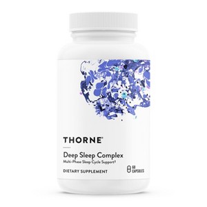 THORNE - Deep Sleep Complex - Natural Sleep Support with L-Theanine, Chamomile & Maizinol - Melatonin Free & Gluten Free - 60 Capsules (30 Servings) - 1 of 4