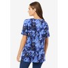 Woman Within Perfect Printed Short-Sleeve Crewneck Tee - 3 of 4