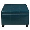 Hrinhom 30"W PU Storage Ottoman and Sturdy Wooden Legs - 4 of 4